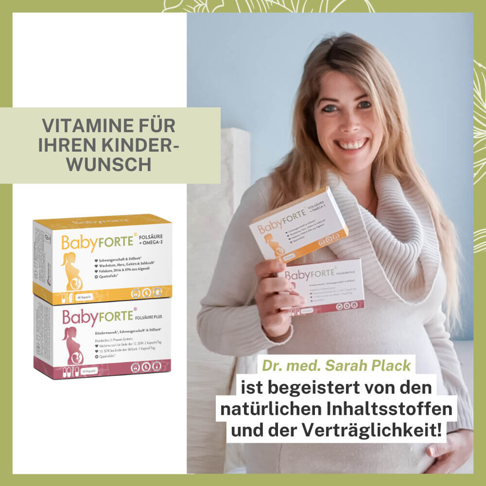 BabyFORTE Kugelzeit – Vitamine für ihren Kinderwunsch