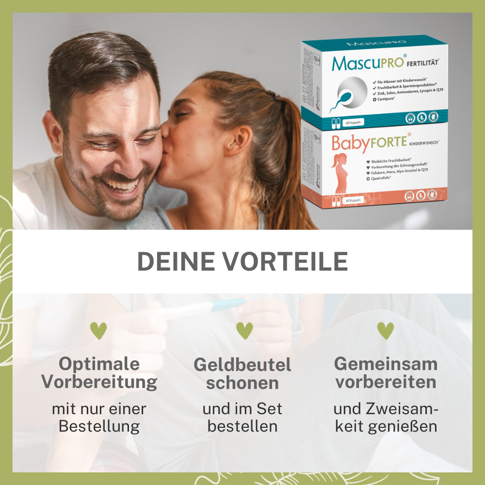 BabyFORTE Kinderwunsch-Duo – Deine Vorteile