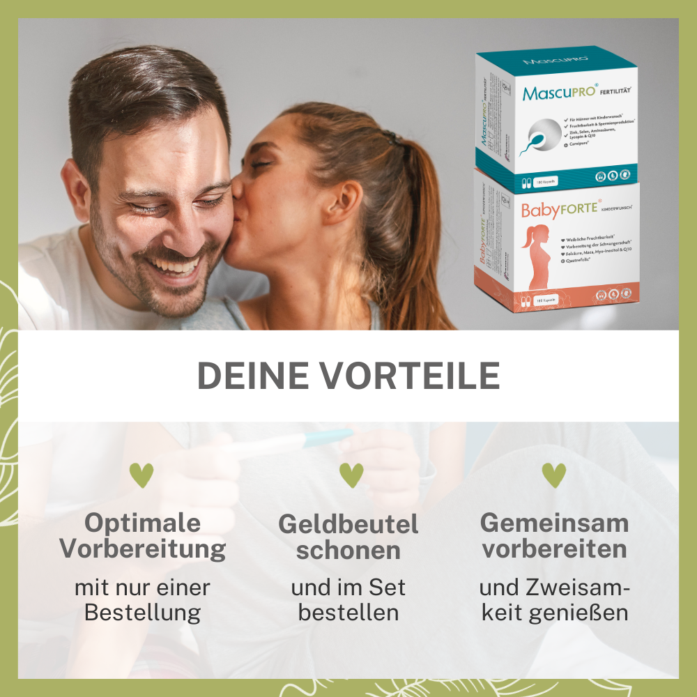 BabyFORTE Kinderwunsch-Duo – Deine Vorteile