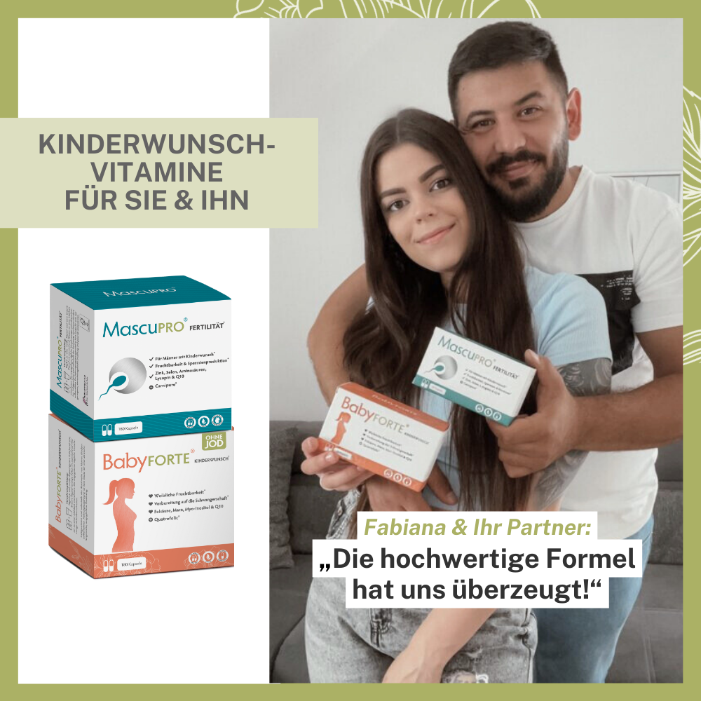 BabyFORTE Kinderwunsch-Duo oJ – Kinderwunschvitamine für sie & ihn