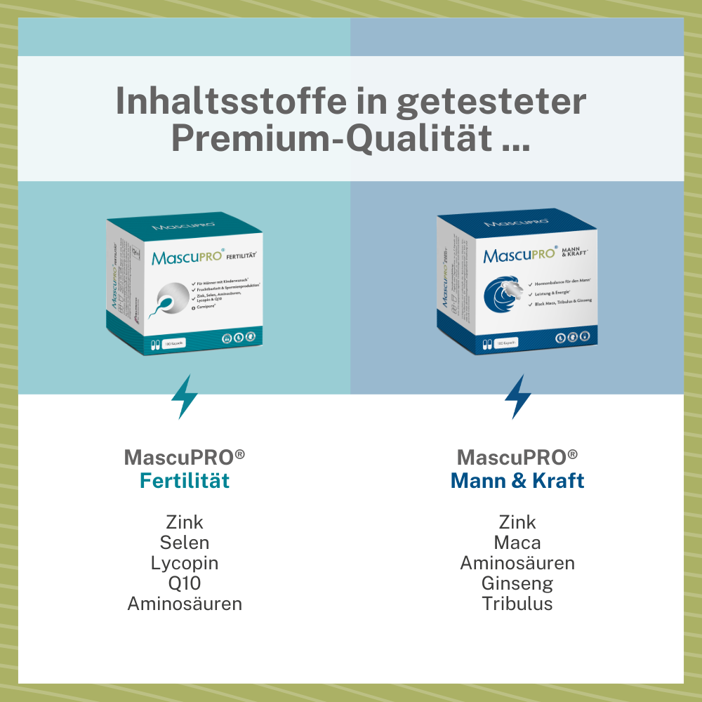 MascuPRO Löwenkraft – Inhaltsstoffe in getesteter Qualität
