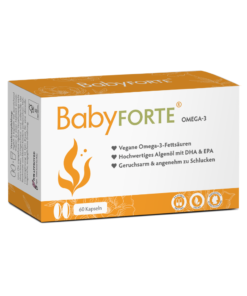 BabyFORTE Omega-3 60 Kapseln, Vorderseite Verpackung