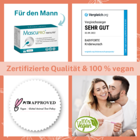 Qualitätsmarkmale von BabyFORTE Kinderwunsch im Vergleich zu anderen Kinderwunschvitamine