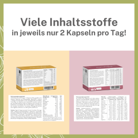 BabyFORTE Kugelzeit – viele Inhaltsstoffe in jeweils nur 2 Kapseln pro Tag!