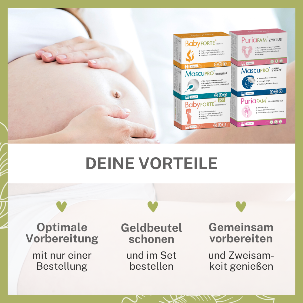 BabyFORTE Kinderwunsch Komplett-Paket oJ – Deine Vorteile